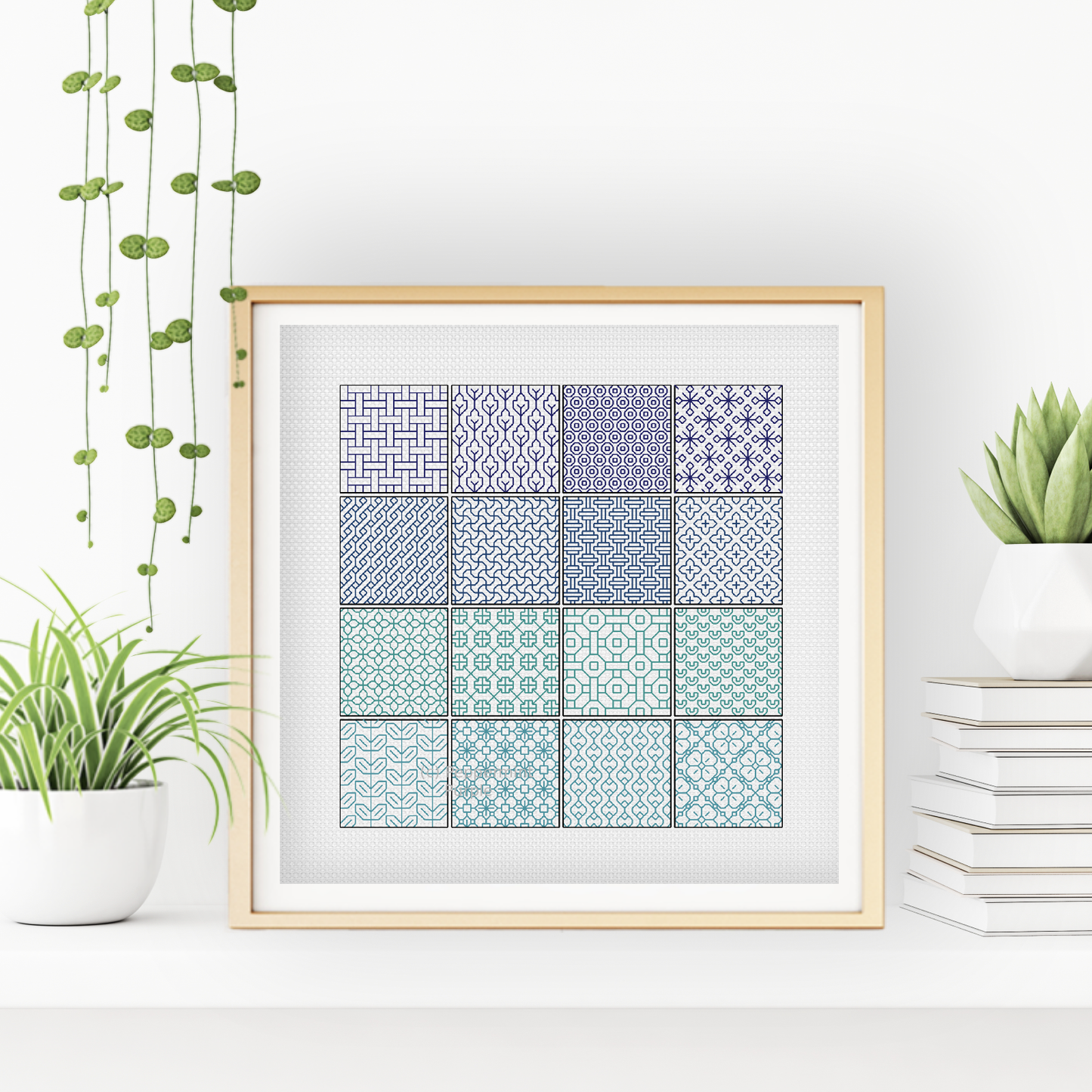Blackwork Sampler Pattern