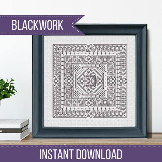 Study In Grape Blackwork Study In Colour by Peppermint Purple