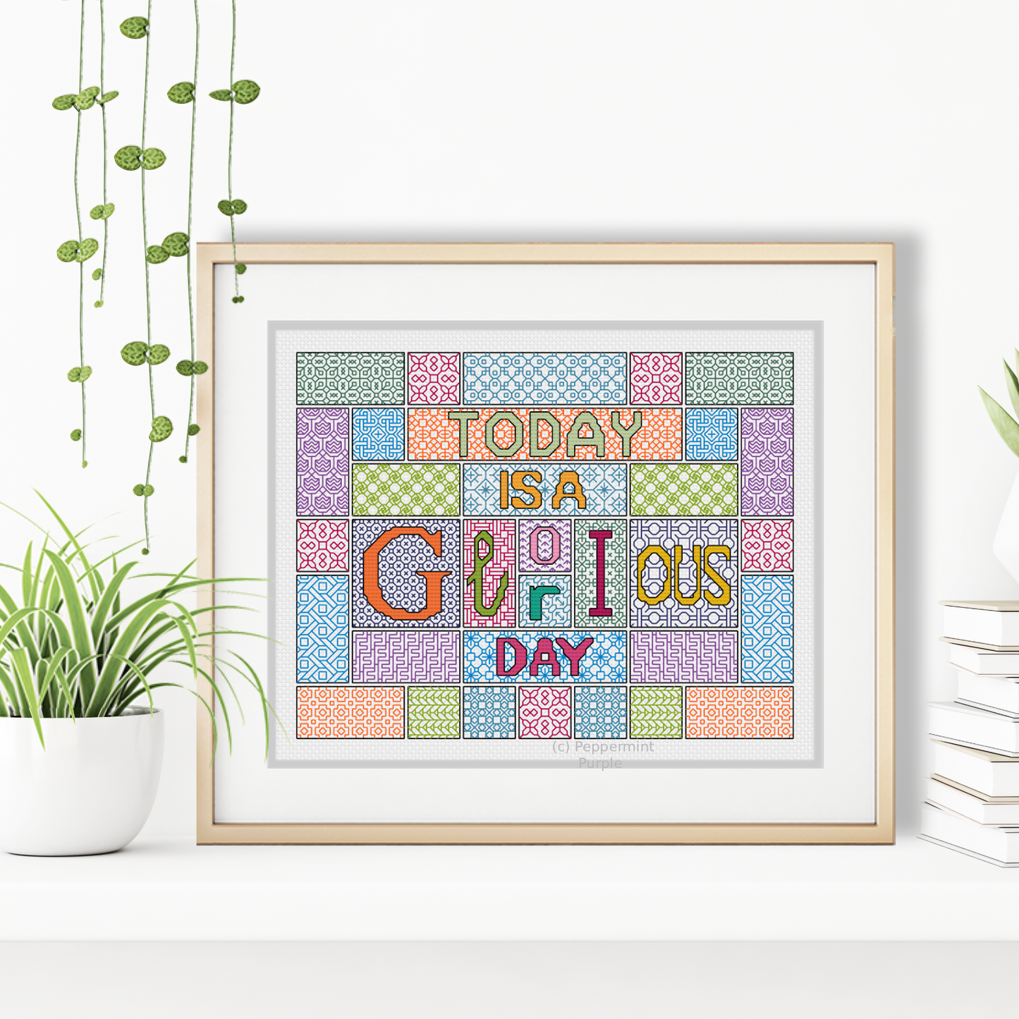 Glorious Blackwork Pattern by Peppermint Purple