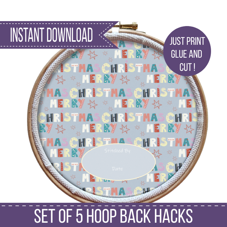 The Hoop Back Hack - Christmas Instant Download Version by Peppermint Purple