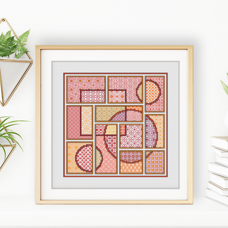 An example of the Edit Blackwork Collection by Peppermint Purple