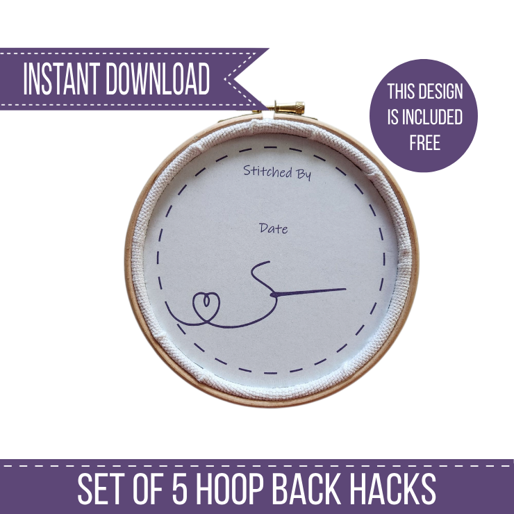 The Hoop Back Hack - Christmas Version by Peppermint Purple