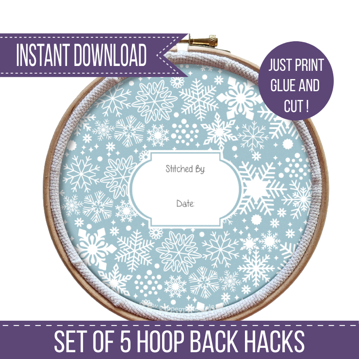 The Hoop Back Hack - Christmas Instant Download Version by Peppermint Purple