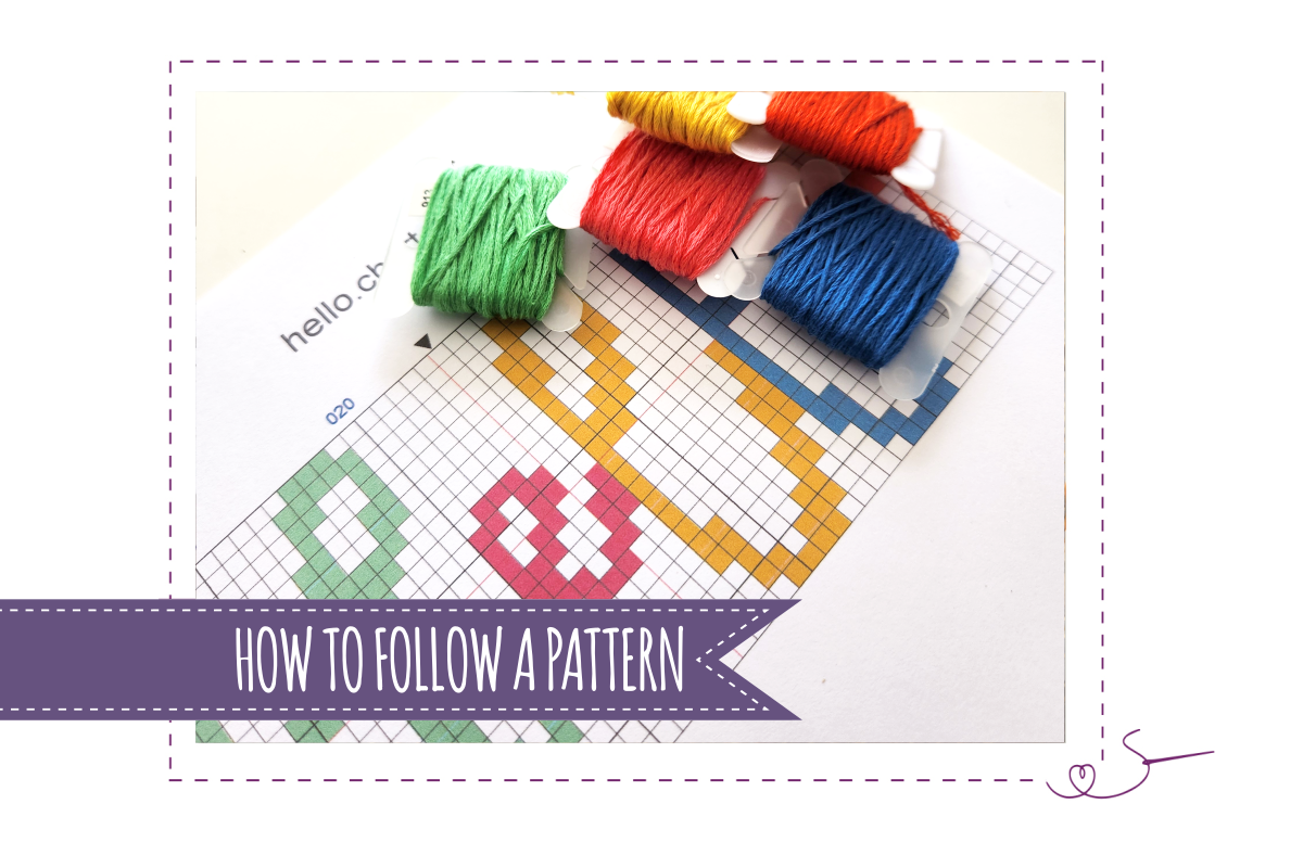 HOW TO FOLLOW A PATTERN – Peppermint Purple