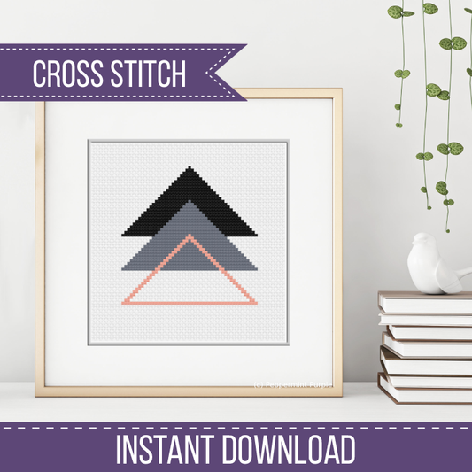 Abstract Cross Stitch Pattern by Peppermint Purple