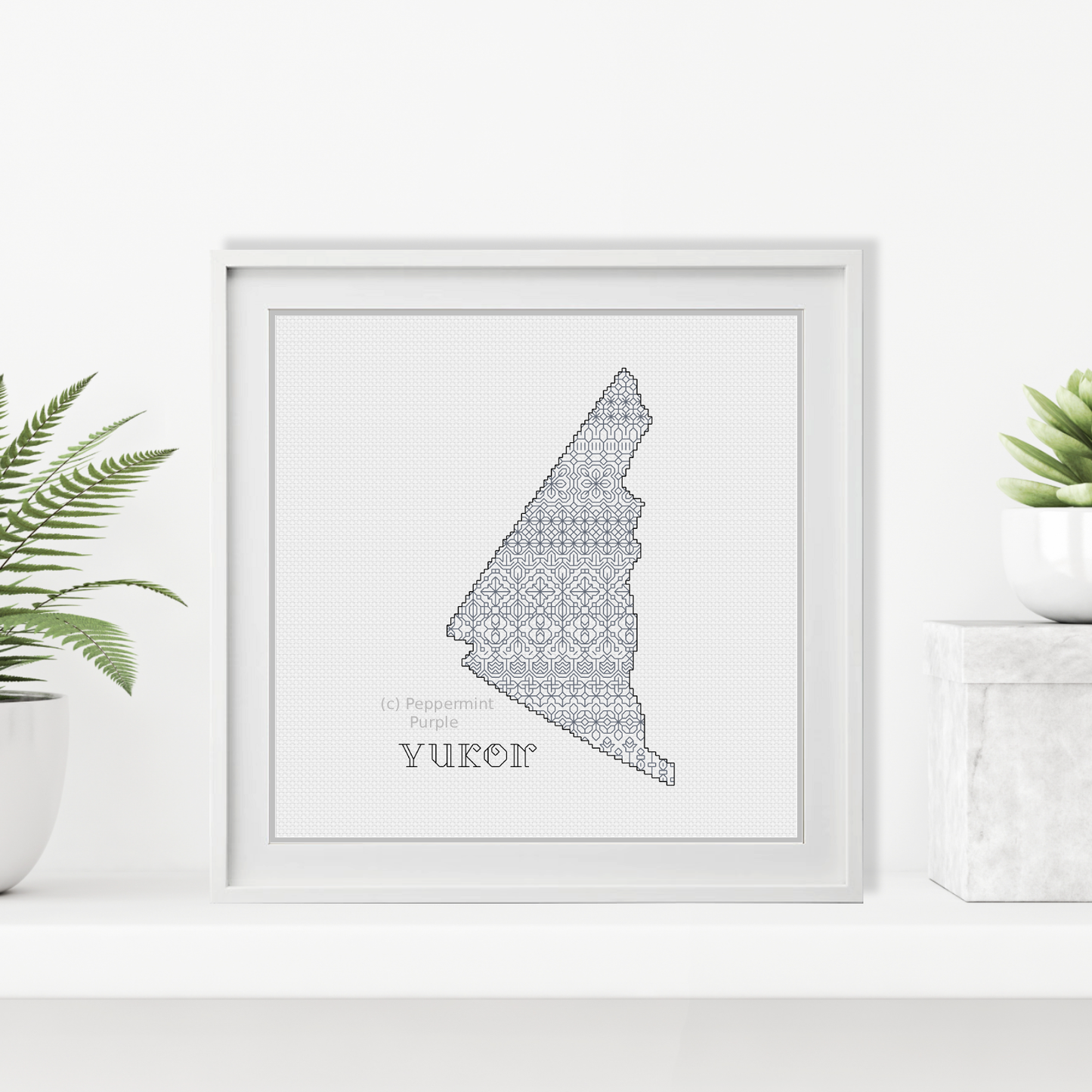 Yukon Blackwork Pattern by Peppermint Purple
