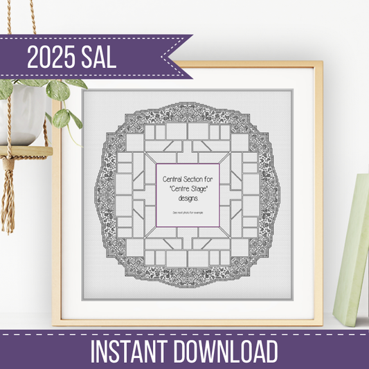 2025 SAL - Centre Section Doily Border 2025 SAL-Border by Peppermint Purple