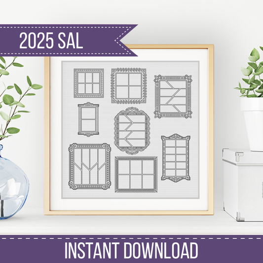 2025 SAL - Frames 2025 SAL-Border by Peppermint Purple