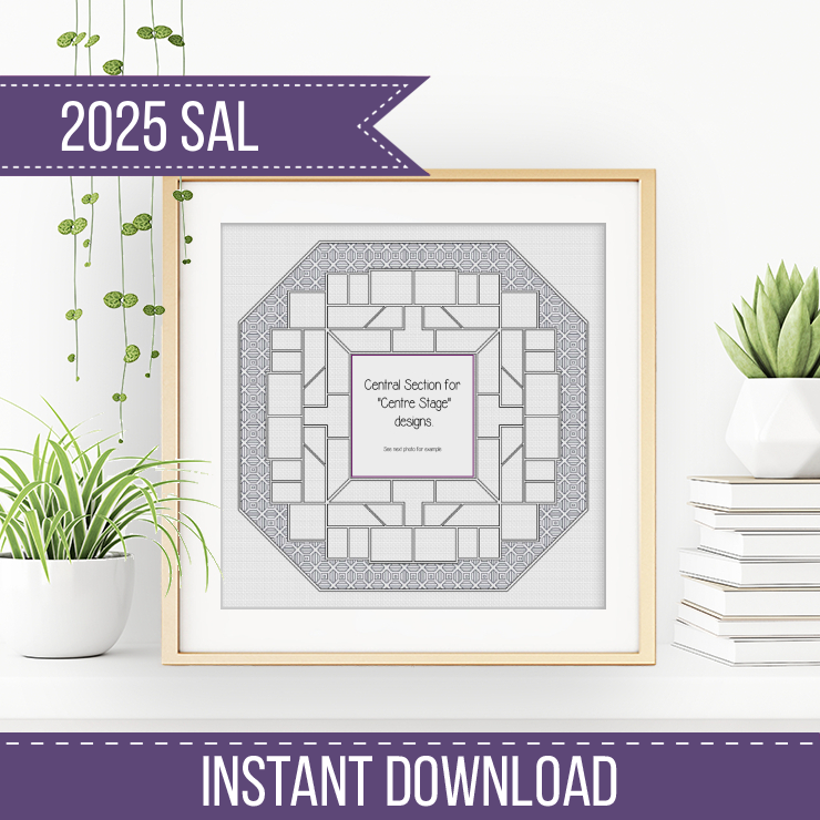 2025 SAL - Centre Section Octagon Border 2025 SAL-Border by Peppermint Purple