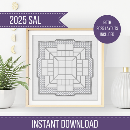 2025 SAL - Umbra Border 2025 SAL-Border by Peppermint Purple