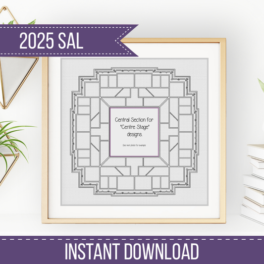 2025 SAL - Centre Section Simple Border 2025 SAL-Border by Peppermint Purple