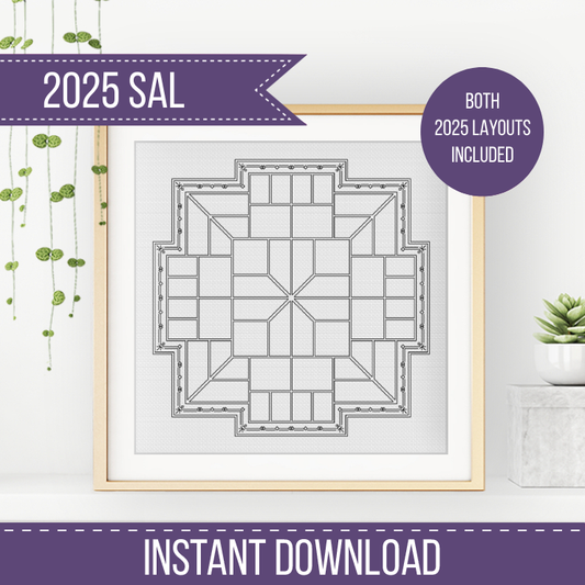 2025 SAL - Simple Border 2025 SAL-Border by Peppermint Purple