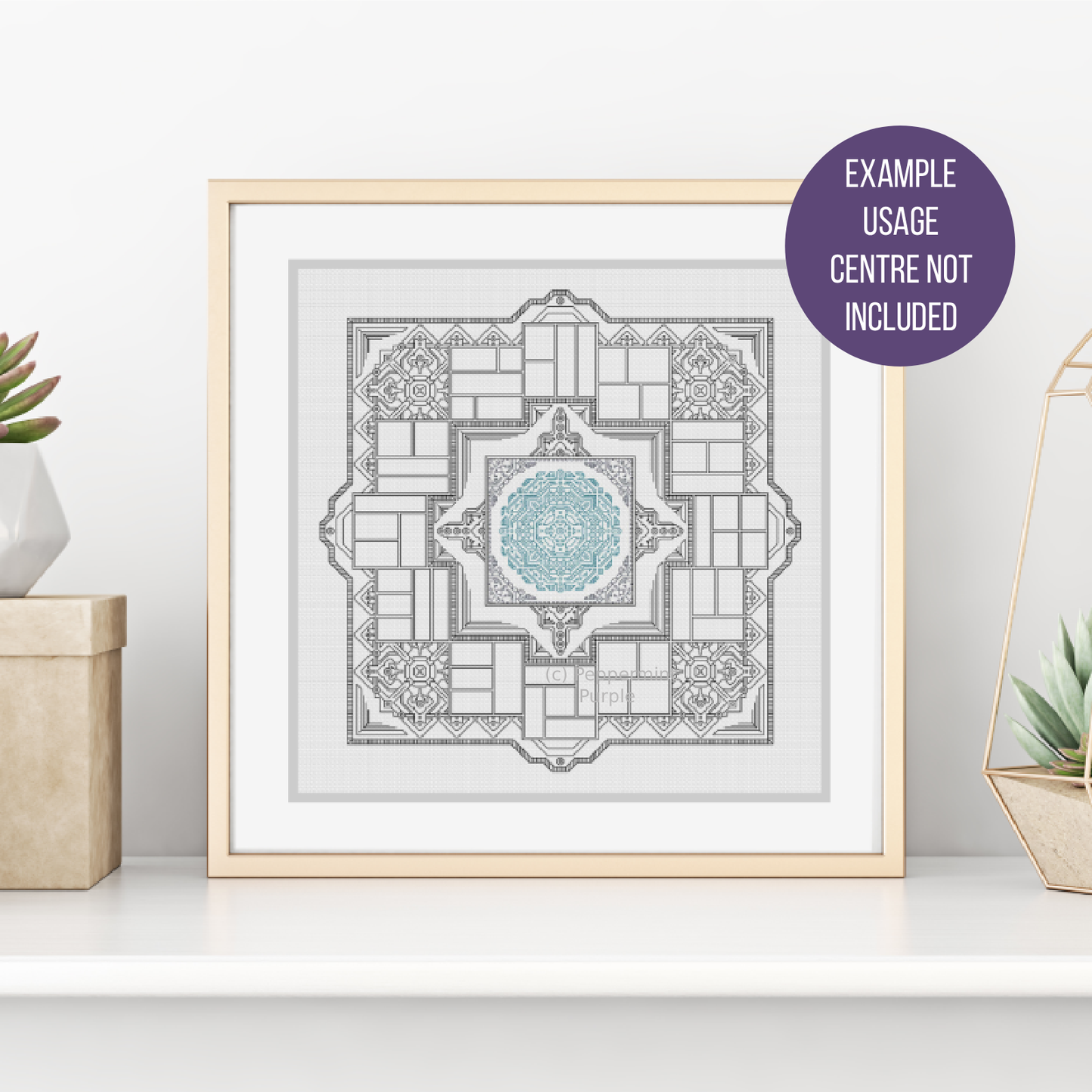2026 SAL - Geometrica Centre Stage 2026 SAL-Border by Peppermint Purple
