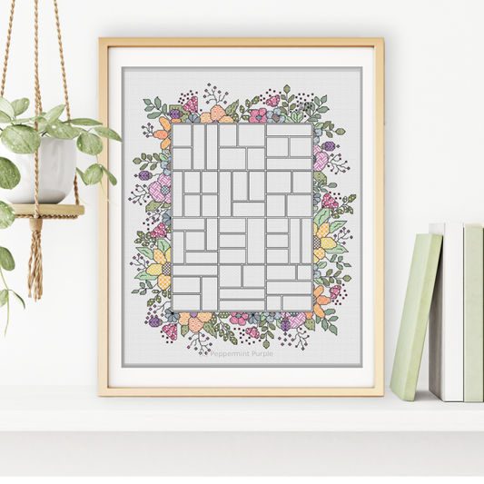 2026 SAL - Floral Border 2026 SAL-Border by Peppermint Purple