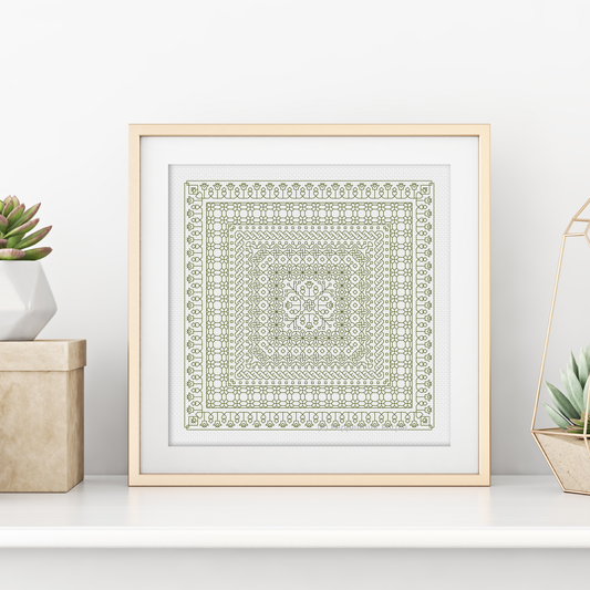 Study In Avocado Blackwork Study In Colour by Peppermint Purple