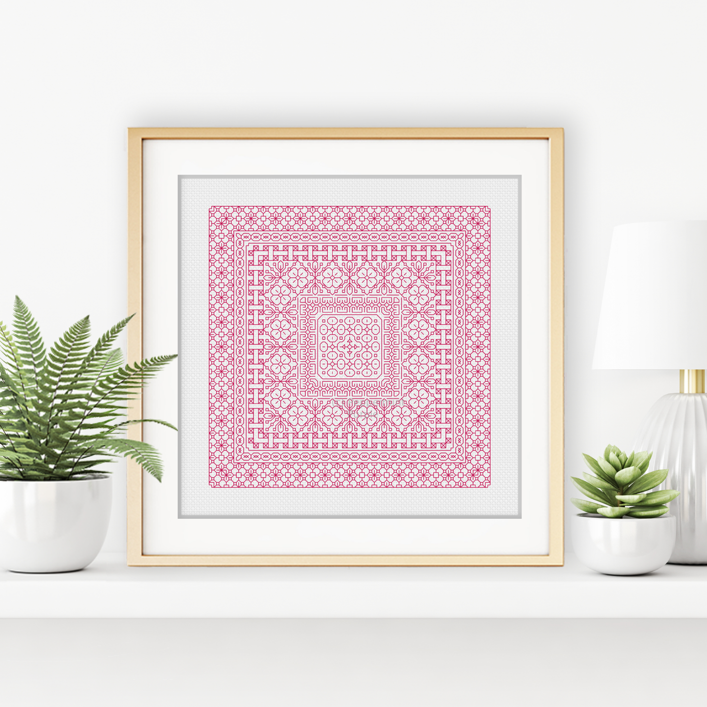 Study In Cranberry Blackwork Study In Colour by Peppermint Purple