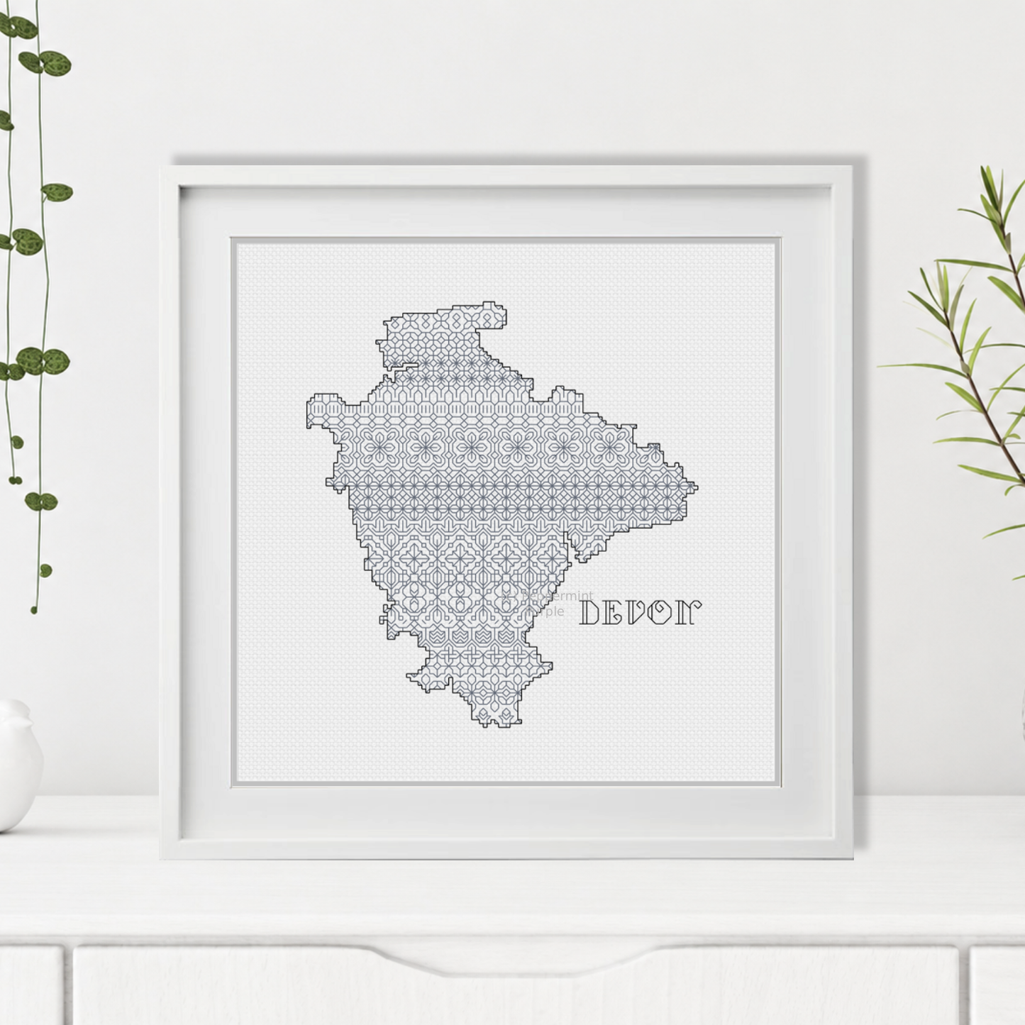 Devon Blackwork Blackwork Pattern by Peppermint Purple