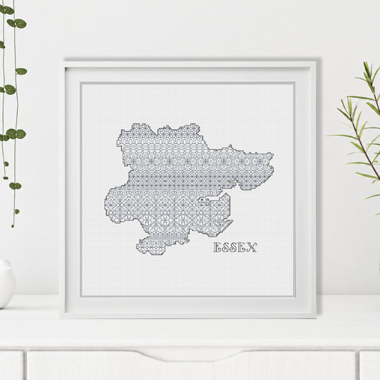 Essex Blackwork Blackwork Pattern by Peppermint Purple
