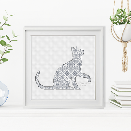 Please ? Blackwork Pattern by Peppermint Purple