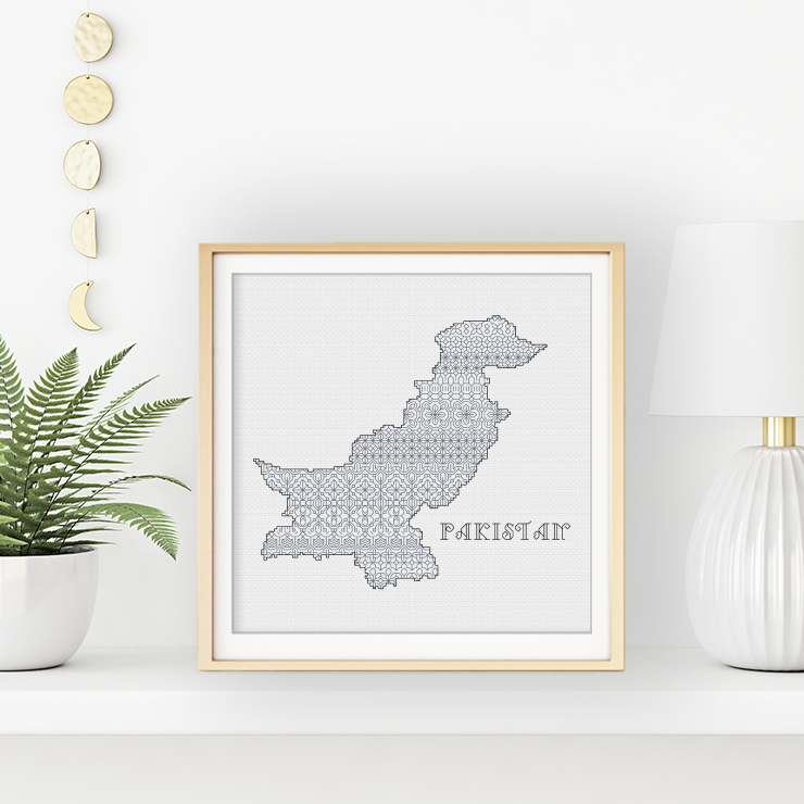 Pakistan Blackwork Blackwork Pattern by Peppermint Purple