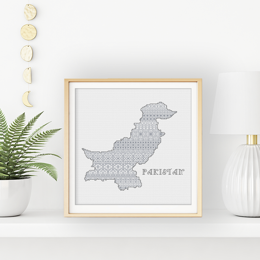 Pakistan Blackwork Blackwork Pattern by Peppermint Purple