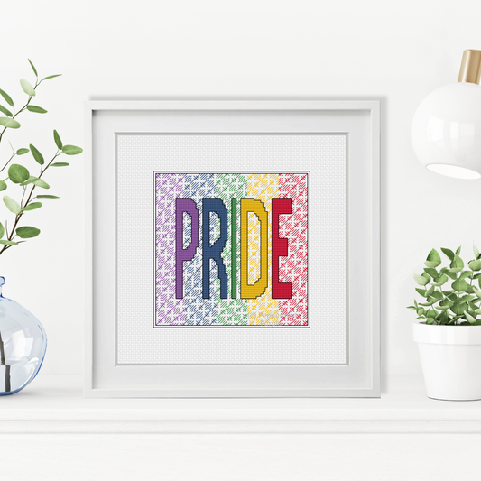Pride - Stonewall Charity Blackwork Pattern by Peppermint Purple