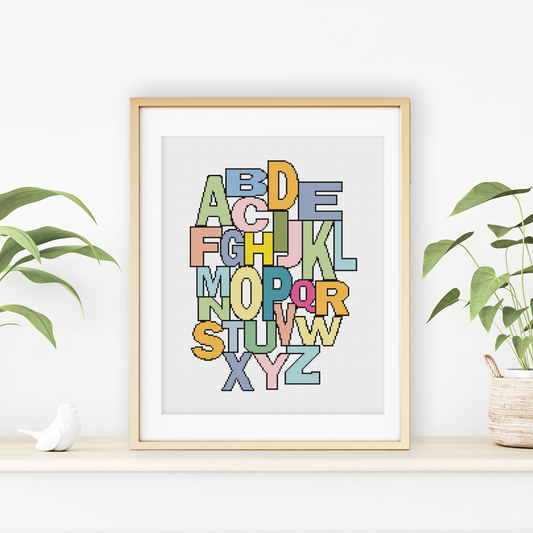 Nursery Cross Stitch Pattern by Peppermint Purple
