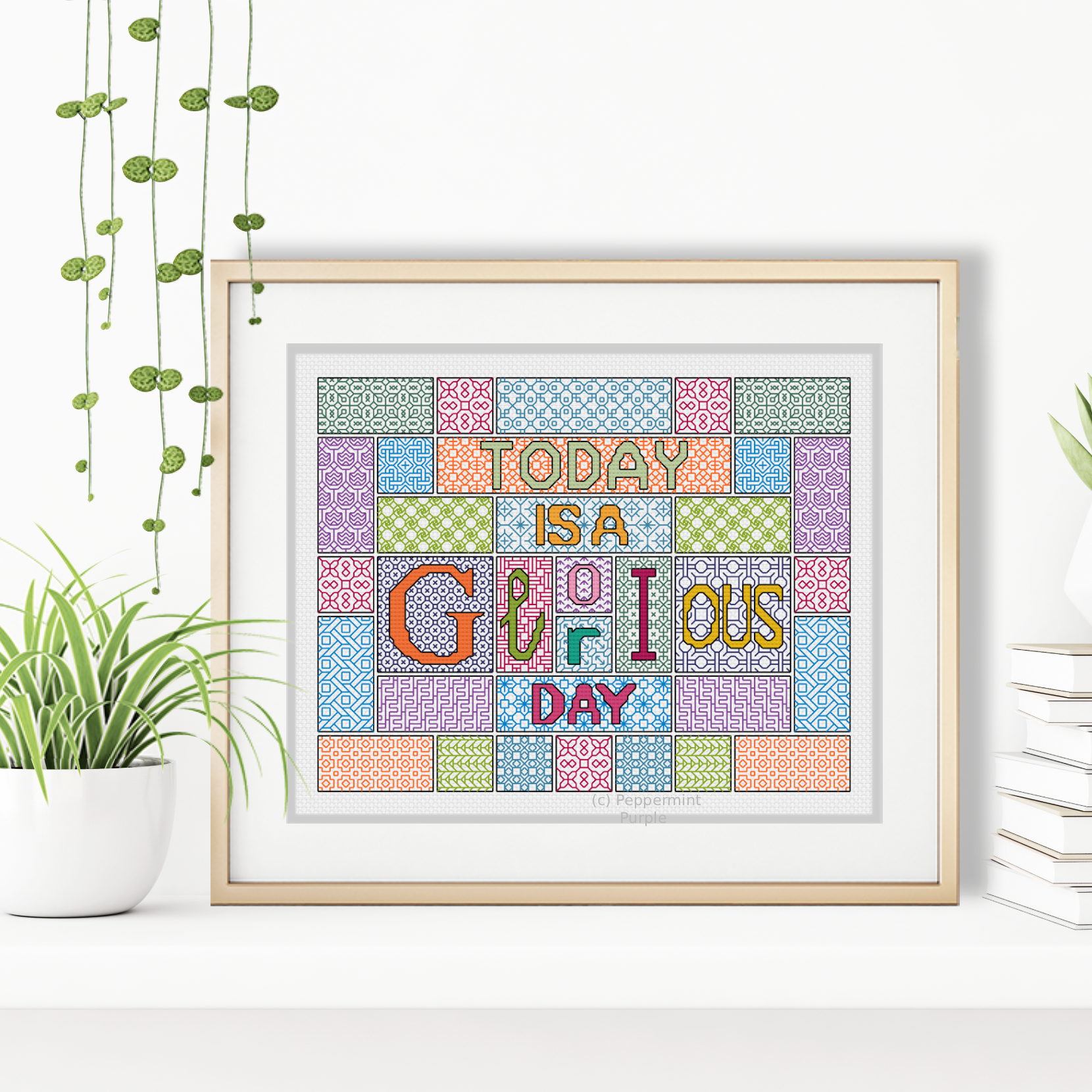 Glorious Blackwork Pattern by Peppermint Purple