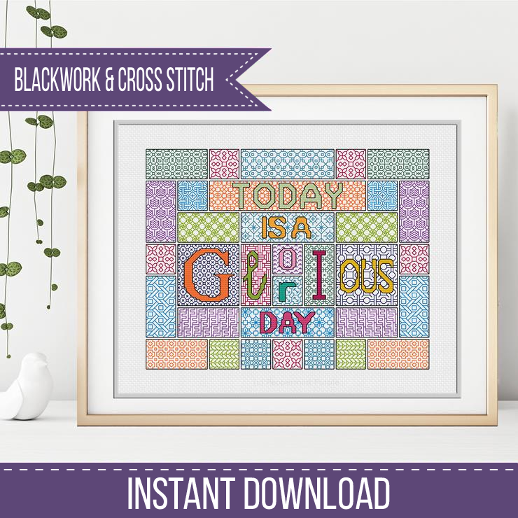 Glorious Blackwork Pattern by Peppermint Purple