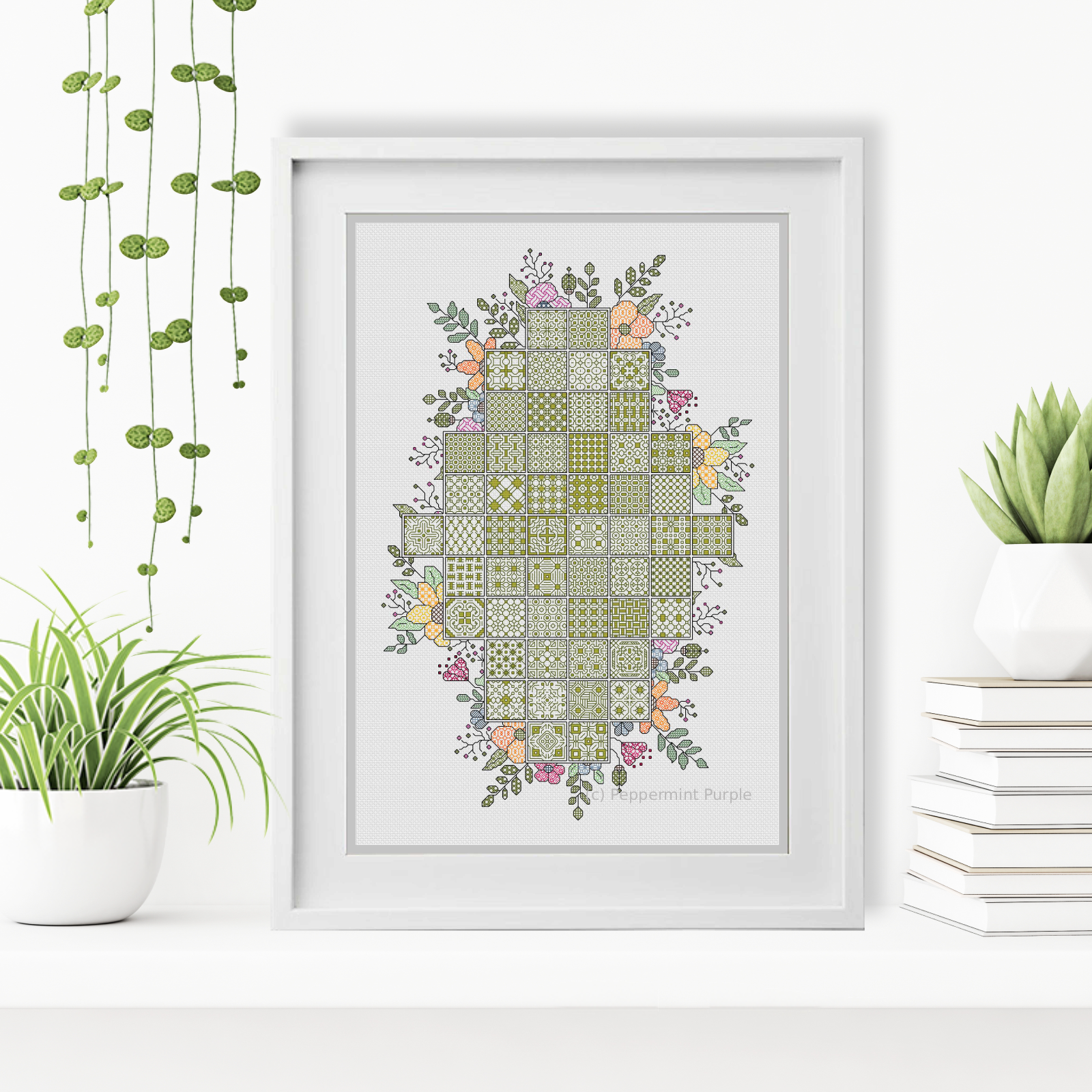 2023 Floral Layout 2023 SAL-Border by Peppermint Purple