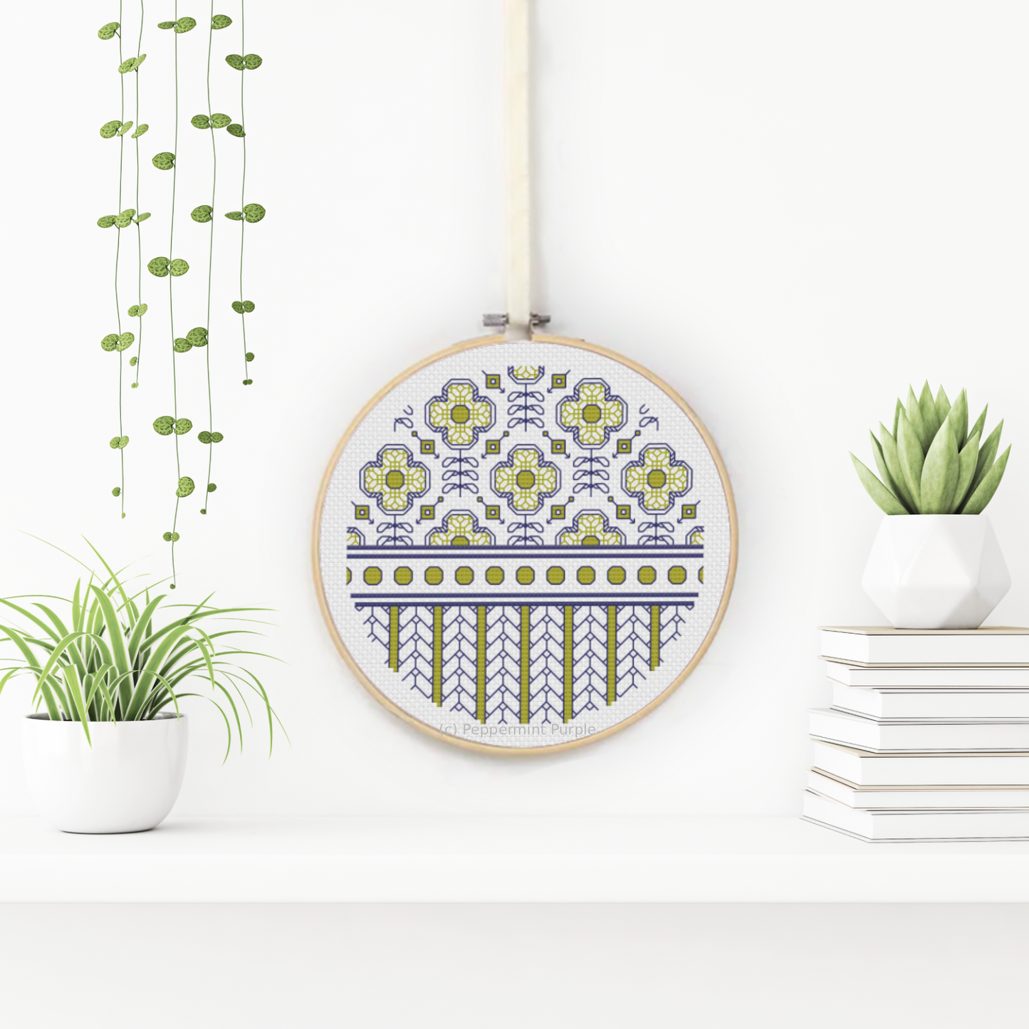 The Wallpaper Collection - Set 1 Blackwork Pattern by Peppermint Purple