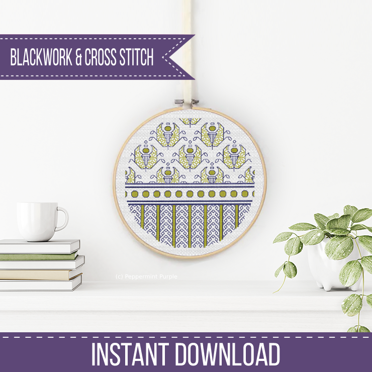 The Wallpaper Collection - Set 1 Blackwork Pattern by Peppermint Purple