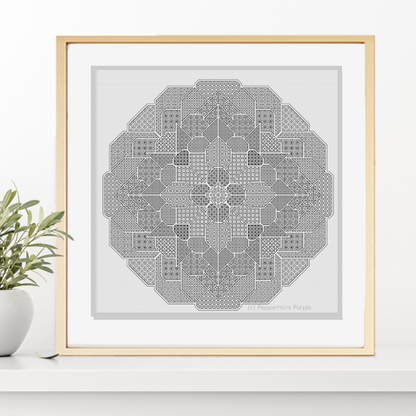 Savitas Blackwork Pattern by Peppermint Purple