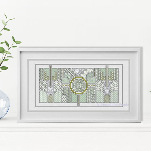 The Green Edit Blackwork Pattern by Peppermint Purple