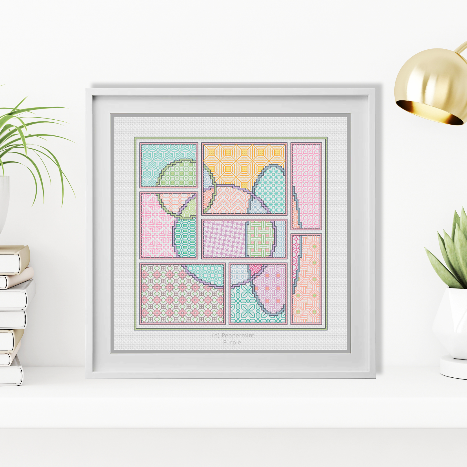 The Spring Edit Blackwork Pattern by Peppermint Purple