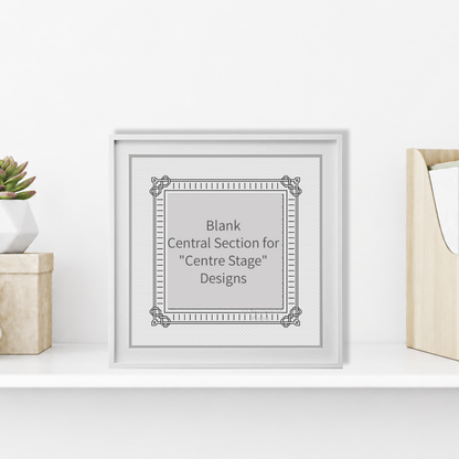 Centre Stage - Border 5 Blackwork Pattern by Peppermint Purple