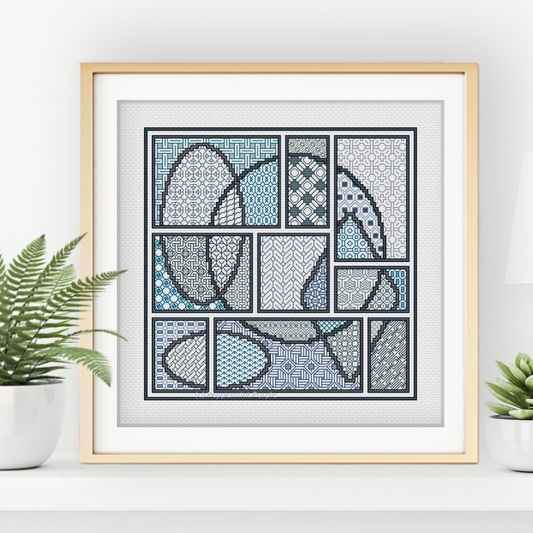 The Cityscape Edit Blackwork Pattern by Peppermint Purple
