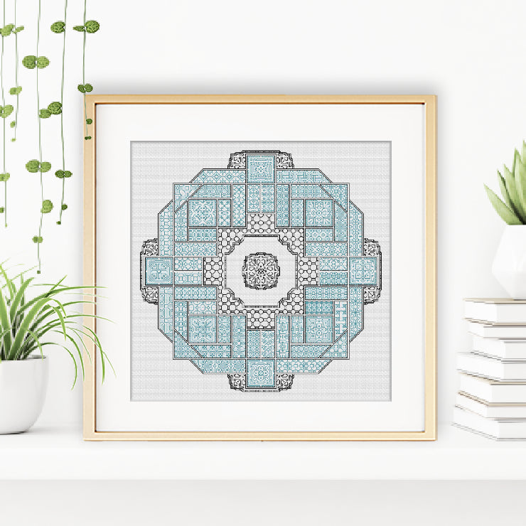 2024 SAL - Insolitum Blackwork Pattern by Peppermint Purple