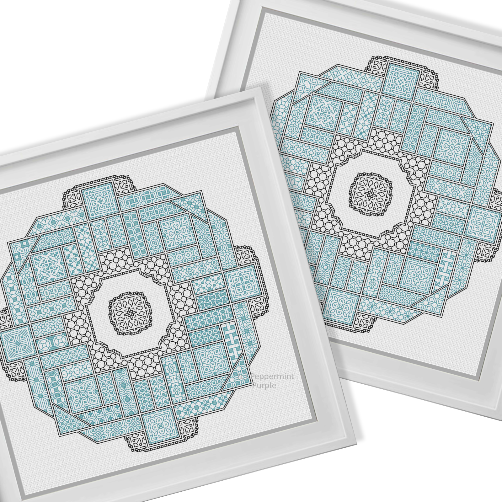 2024 SAL - Insolitum Blackwork Pattern by Peppermint Purple