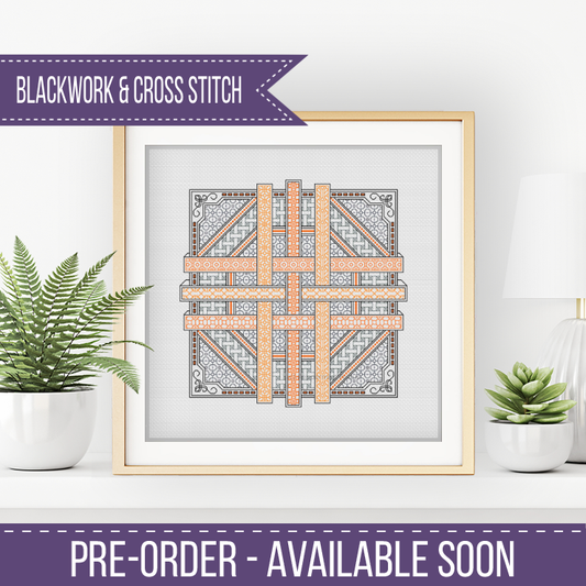 Wrapped Up - Pre Order available 20th December 2025 Blackwork Pattern by Peppermint Purple