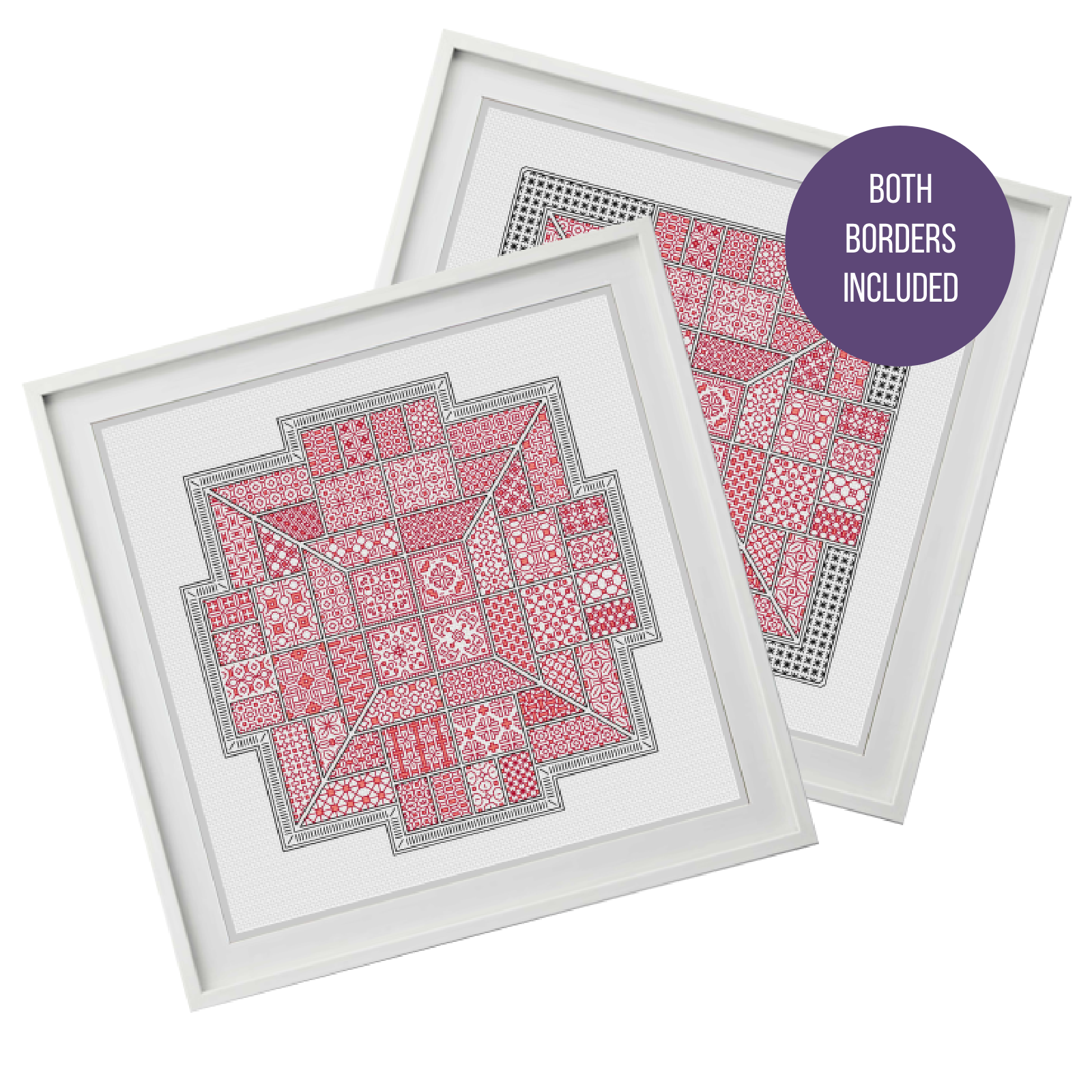 2025 SAL - Blackwork & Cross Stitch Blackwork & Cross Stitch by Peppermint Purple