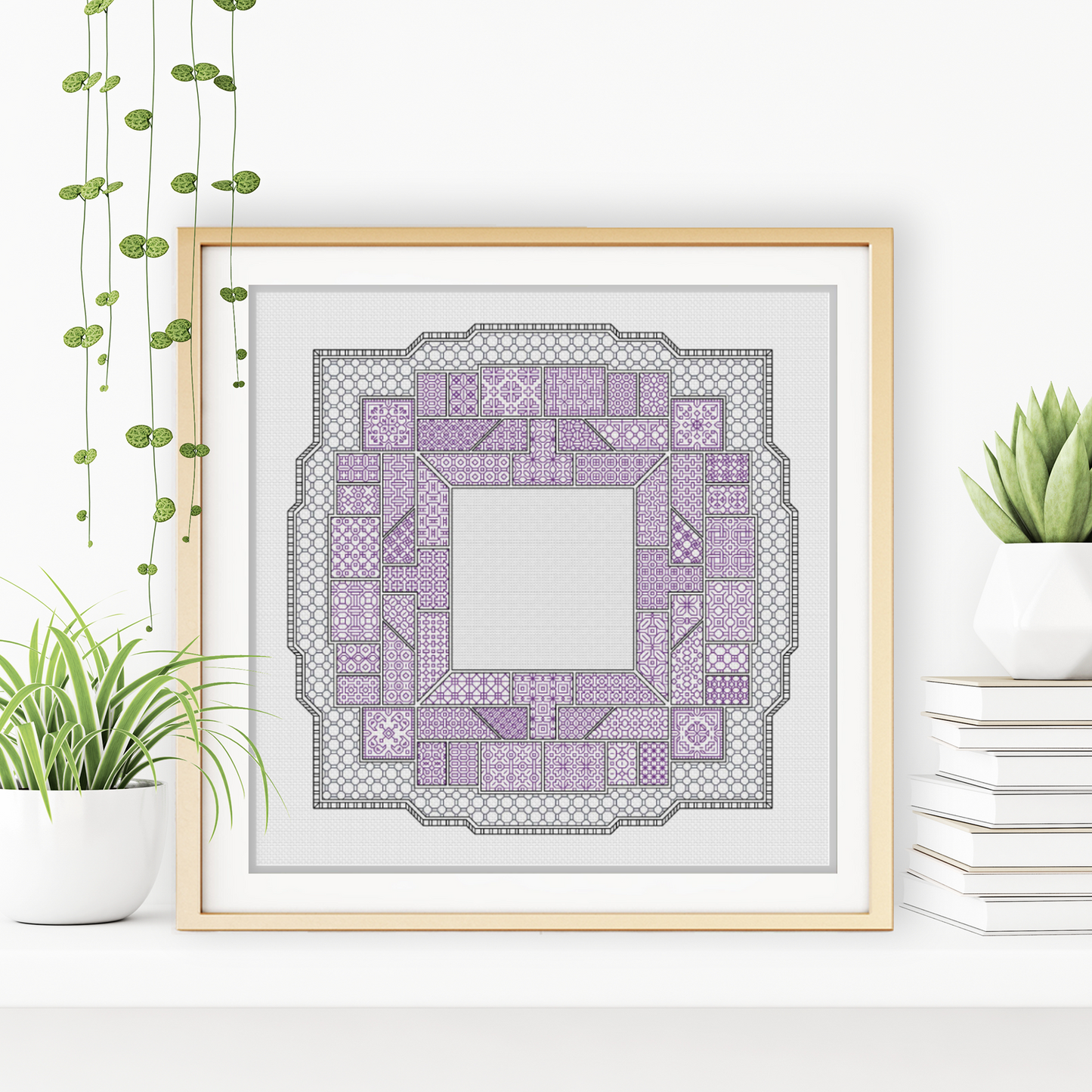 Centre Stage - 2025 Illusio Blackwork Pattern by Peppermint Purple