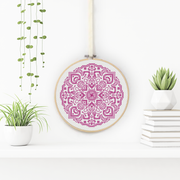 Mandala In Plum