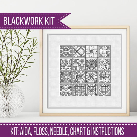 Celtic Knots Blackwork Kit