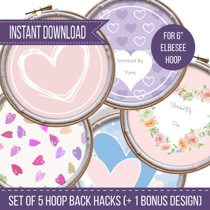 The Hoop Back Hack - Hearts Version by Peppermint Purple