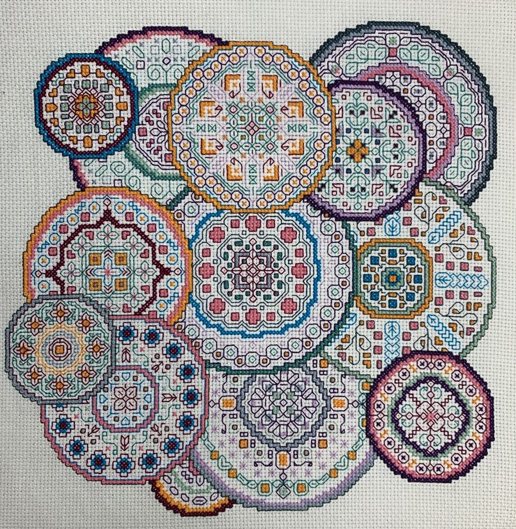 Mandala Millefiori – Peppermint Purple