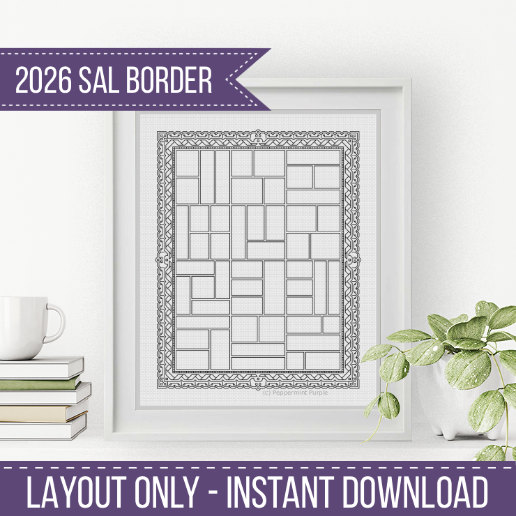 2026 SAL - Elegant Border 2026 SAL-Border by Peppermint Purple