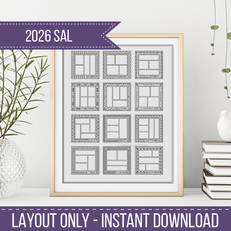 2026 SAL - 12 Frames 2026 SAL-Border by Peppermint Purple