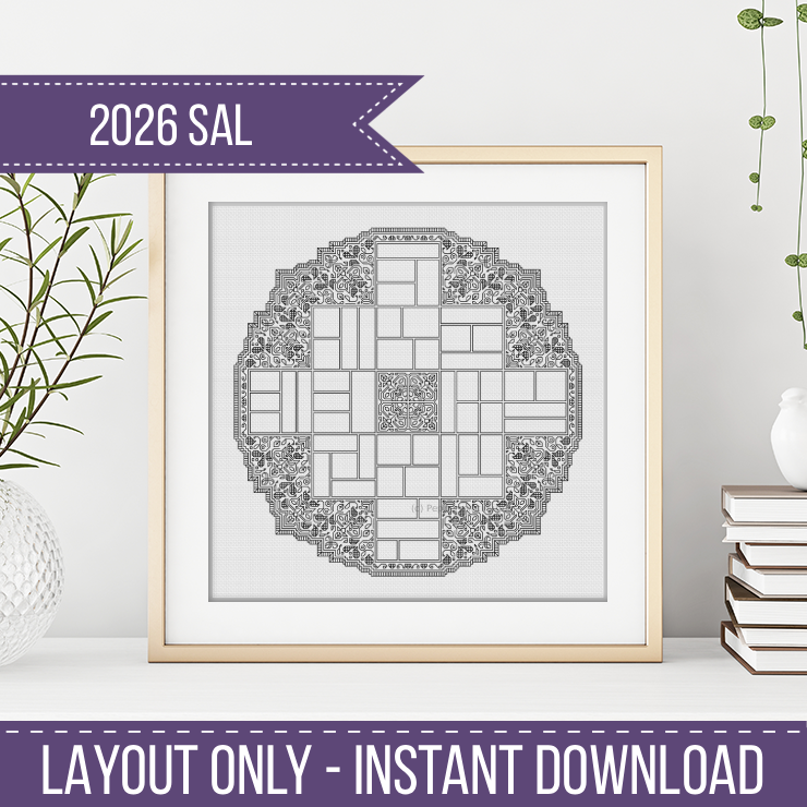 2026 SAL - Doily 2026 SAL-Border by Peppermint Purple