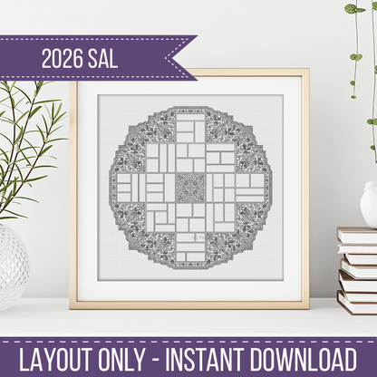 2026 SAL - Doily 2026 SAL-Border by Peppermint Purple